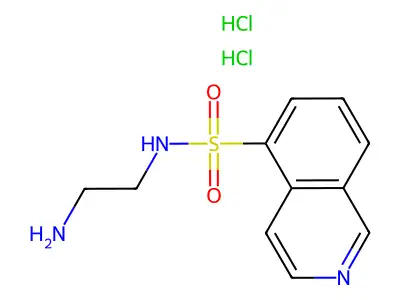 2-(Isoquinolin-2-ium-5-ylsulfonylamino)ethylazanium;dichloride structure