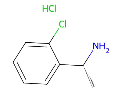 (alphaR)-2-Chloro-alpha-methylbenzenemethanamine structure