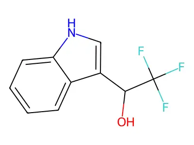 2,2,2-Trifluoro-1-(1H-indol-3-yl)ethanol structure