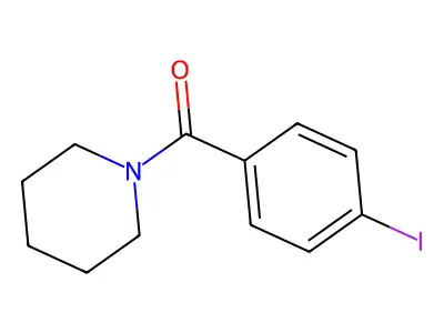 1-(4-Iodobenzoyl)piperidine structure
