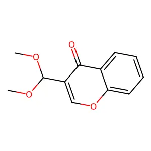 Chromone, 3-dimethoxymethyl- structure