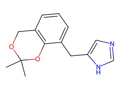 1H-Imidazole, 4-((2,2-dimethyl-4H-1,3-benzodioxin-8-yl)methyl)- structure