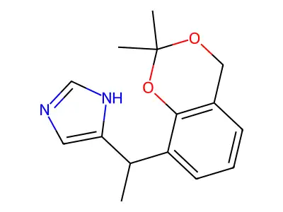 1H-Imidazole, 4-(1-(2,2-dimethyl-4H-1,3-benzodioxin-8-yl)ethyl)- structure