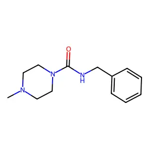 1-Piperazinecarboxamide, 4-methyl-N-(phenylmethyl)- structure