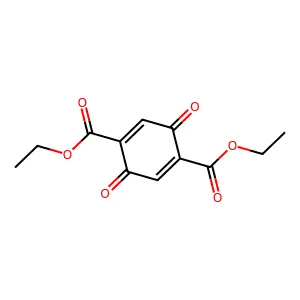 1,4-Cyclohexadiene-1,4-dicarboxylic acid, 3,6-dioxo-, diethyl ester structure