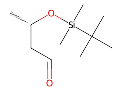 3-[(Tert-butyldimethylsilyl)oxy]butanal structure