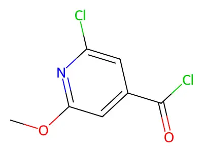 2-Chloro-6-methoxyisonicotinoyl chloride structure
