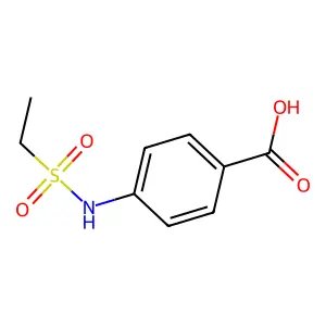 4-Ethanesulfonamidobenzoic acid structure