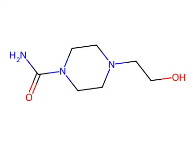 4-(2-Hydroxyethyl)piperazine-1-carboxamide structure