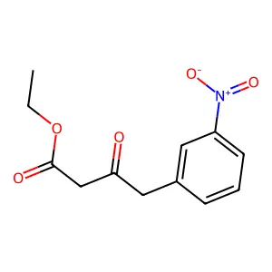 Ethyl 4-(3-nitrophenyl)-3-oxobutanoate structure