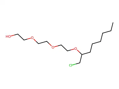 2-(2-{2-[(Chloromethyl)heptyloxy]ethoxy}ethoxy)ethan-1-ol structure