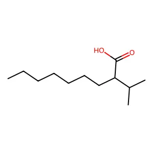 2-(丙-2-基)壬酸 structure