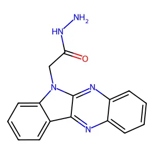 2-(6H-吲哚并[2,3-b]喹喔啉-6-基)乙酰肼 structure