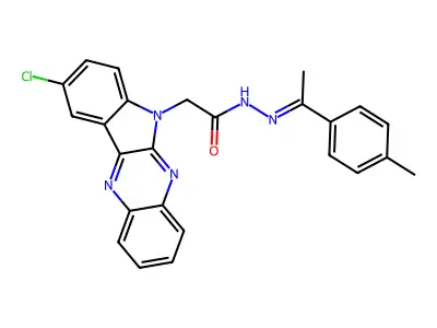 CAS 116990-02-4 - C25H20ClN5O structure