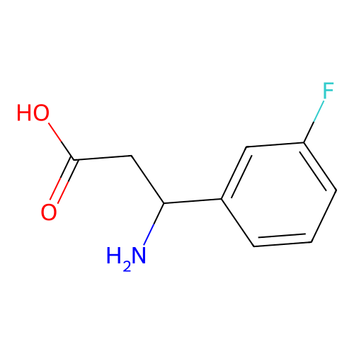 3-Amino-3-(3-fluorophenyl)propanoic acid structure