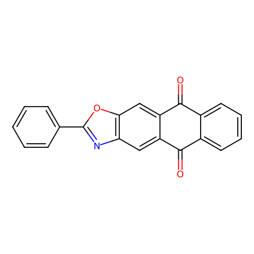 2-Phenylanthra[2,3-d][1,3]oxazole-5,10-dione structure