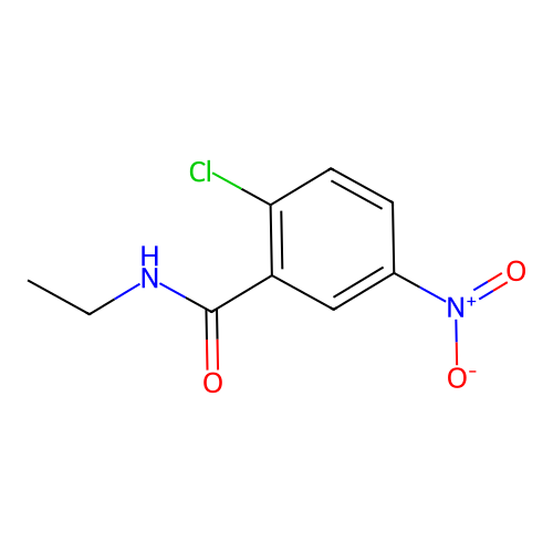 N-ethyl-2-chloro-5-nitrobenzamide structure