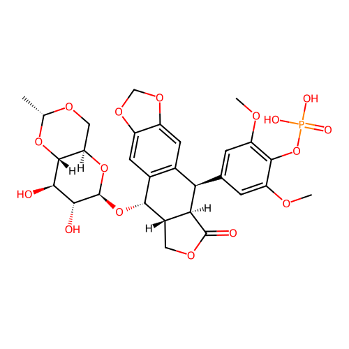 磷酸依托泊苷 structure