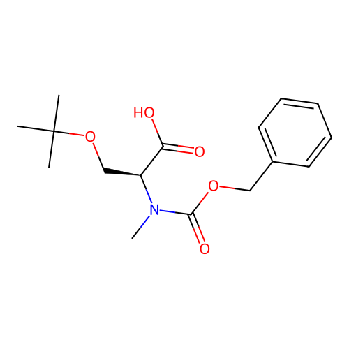 Z-L-MeSer(tBu)-OH structure