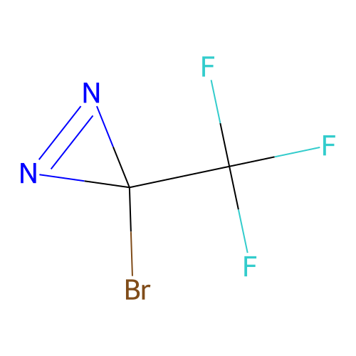 3-Bromo-3-(trifluoromethyl)diazirine structure