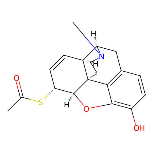 6-Acetylthiomorphine structure