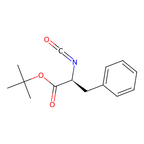 tert-butyl (2S)-2-isocyanato-3-phenylpropanoate structure