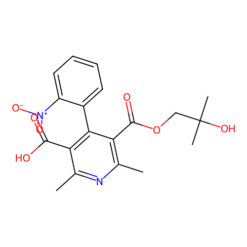 Nisoldipine (m4) structure