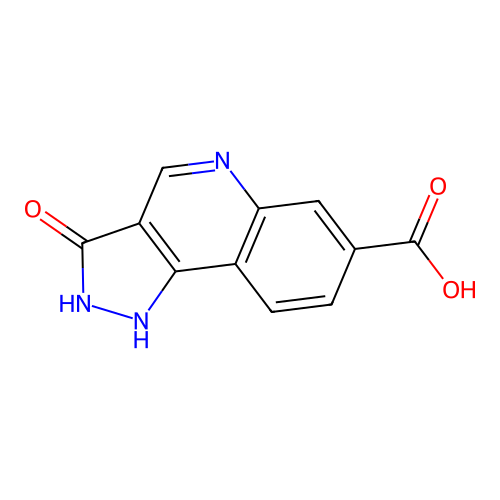 3-oxo-2,3-dihydro-1H-pyrazolo[4,3-c]quinoline-7-carboxylic acid structure