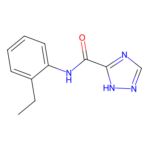 N-(2-乙基苯基)-1H-1,2,4-三唑-3-甲酰胺 structure