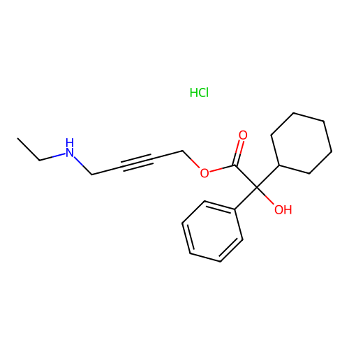 rac Desethyl Oxybutynin Hydrochloride structure