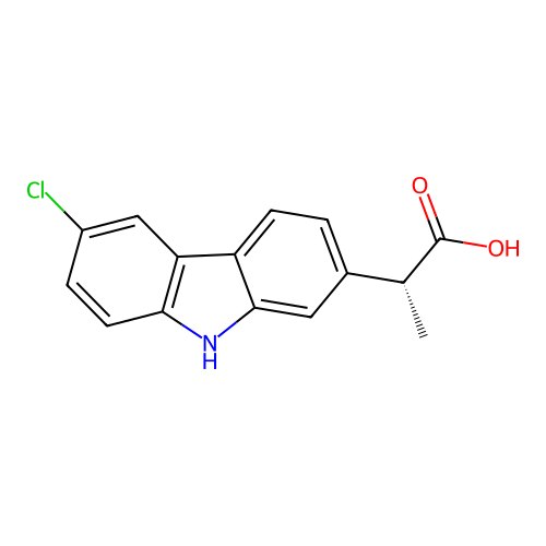 (-)-Carprofen structure