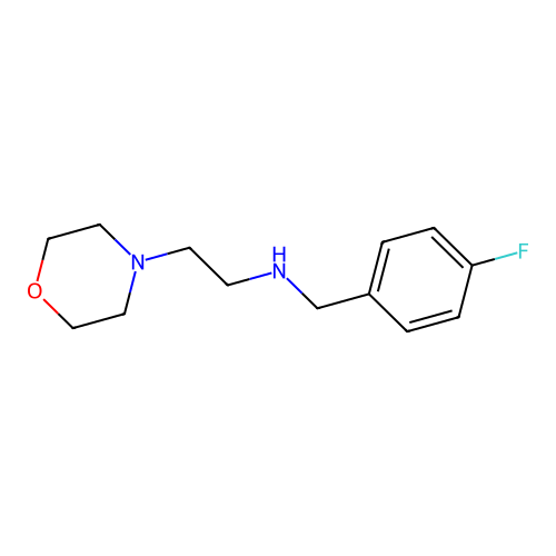 (4-Fluoro-benzyl)-(2-morpholin-4-yl-ethyl)-amine structure