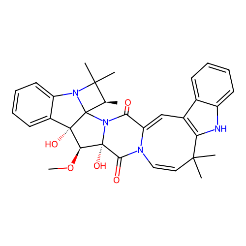 Okaramine B structure