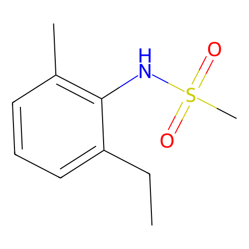 N-(2-乙基-6-甲基苯基)甲磺酰胺 structure