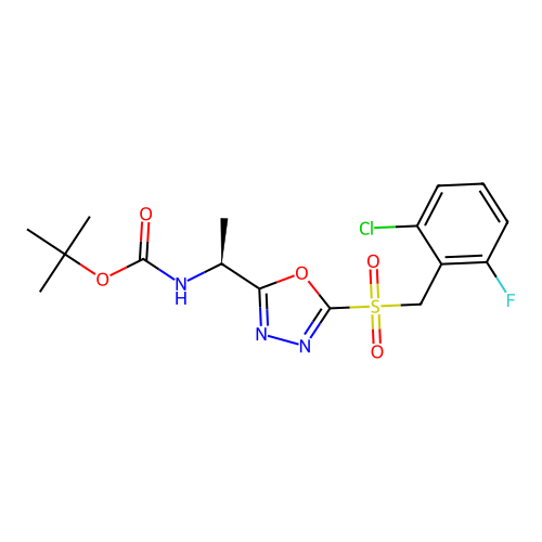 C16H19ClFN3O5S structure