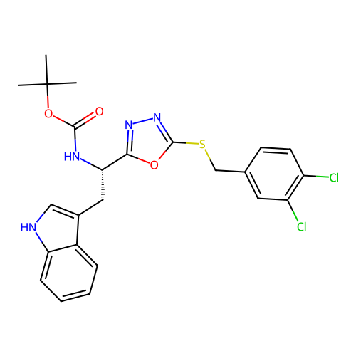 C24H24Cl2N4O3S structure