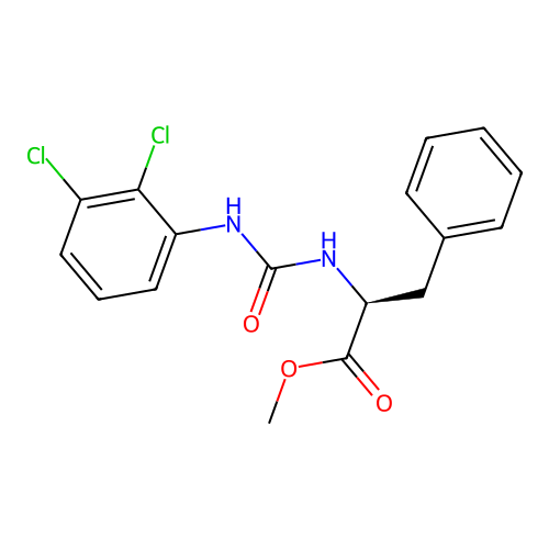 (S)-methyl 2-(3-(2,3-dichlorophenyl)ureido)-3-phenylpropanoate structure