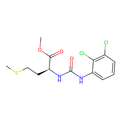 (S)-methyl 2-(3-(2,3-dichlorophenyl)ureido)-4-(methylthio)butanoate structure