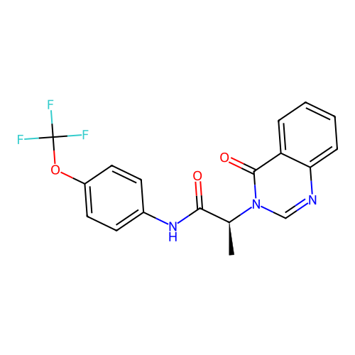 (2S)-2-(4-oxoquinazolin-3(4H)-yl)-N-[4-(trifluoromethoxy)phenyl]propanamide structure
