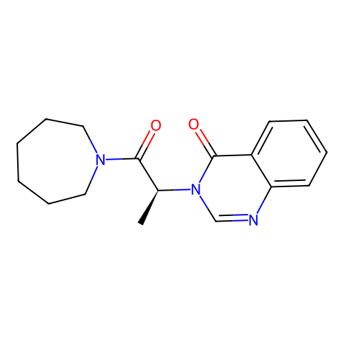 3-[(2S)-1-(azepan-1-yl)-1-oxopropan-2-yl]quinazolin-4(3H)-one structure