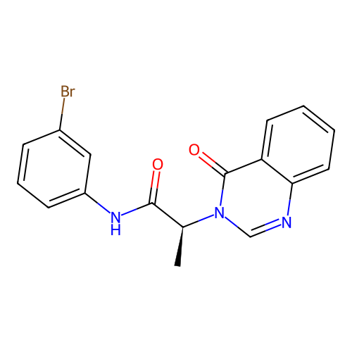 (2S)-N-(3-bromophenyl)-2-(4-oxoquinazolin-3(4H)-yl)propanamide structure