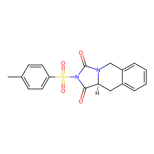 Tetrahydroisoquinoline hydantoin derivative, 5a structure