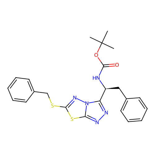 C23H25N5O2S2 structure