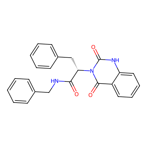 (2S)-N-benzyl-2-(2-hydroxy-4-oxoquinazolin-3(4H)-yl)-3-phenylpropanamide structure
