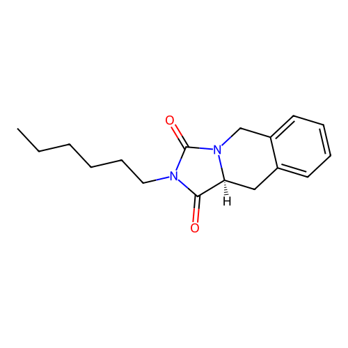 (10aS)-2-hexyl-10,10a-dihydroimidazo[1,5-b]isoquinoline-1,3(2H,5H)-dione structure