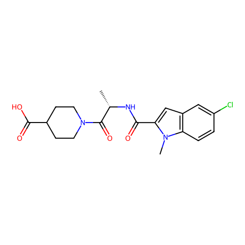 C19H22ClN3O4 structure