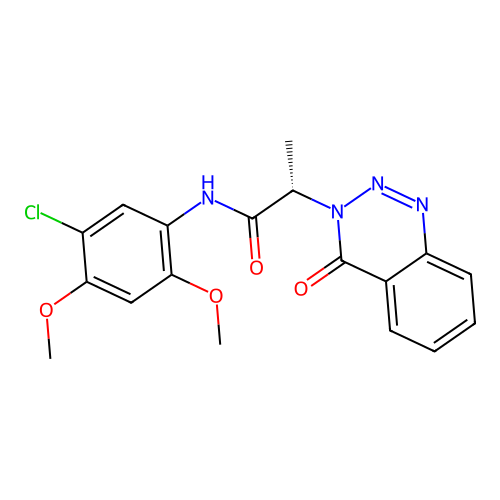 C18H17ClN4O4 structure