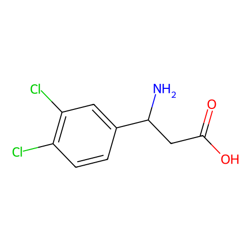 3-氨基-3-(3,4-二氯苯基)丙酸 structure