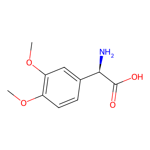 (R)-a-Amino-3,4-dimethoxybenzeneacetic acid structure