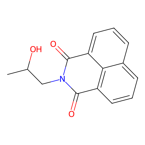 2-(2-Hydroxypropyl)benzo[de]isoquinoline-1,3-dione structure